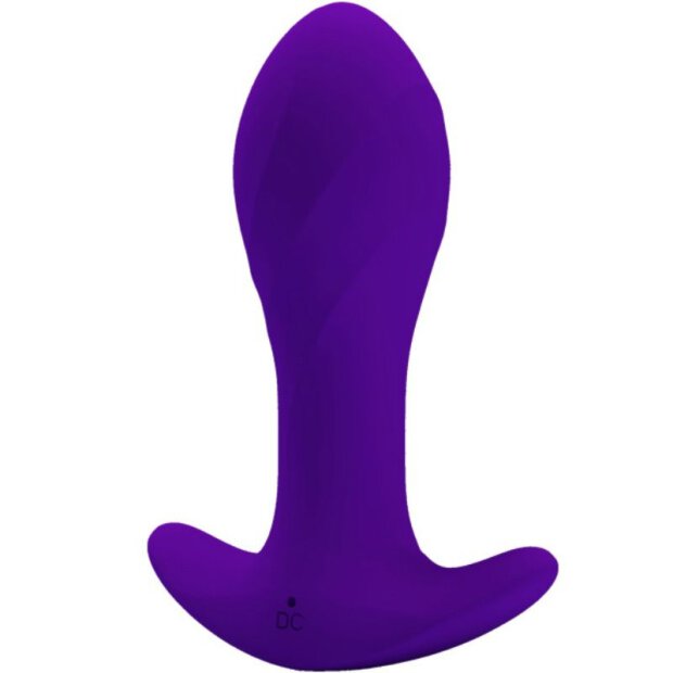Pretty Love anal plug with 12 vibrations purple