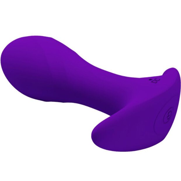 Pretty Love anal plug with 12 vibrations purple