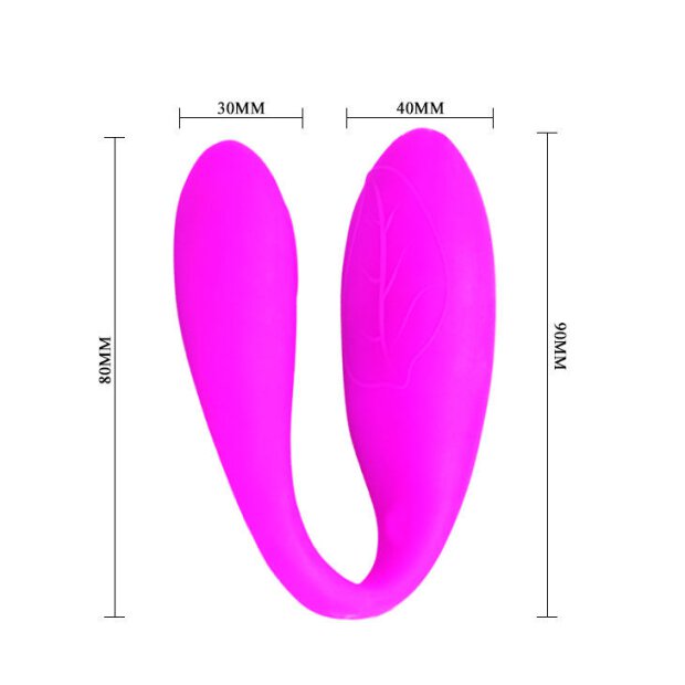 Pretty Love Climax Doppel Stimulator für Paare pink