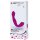 Pretty Love Angelo double dildo for couples purple 18,7 cm