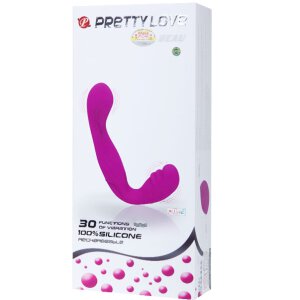 Pretty Love Beau Arnes Doppeldildo für Paare lila 20 cm