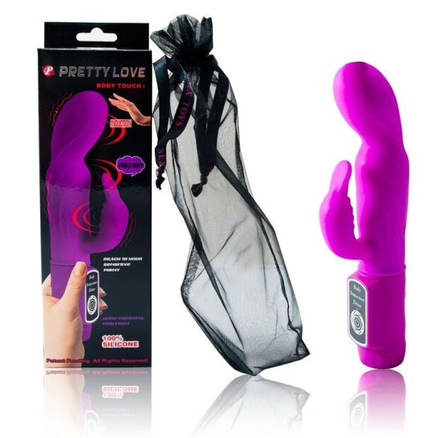 Pretty Love Flirtation Body-Touch Vibrator pink