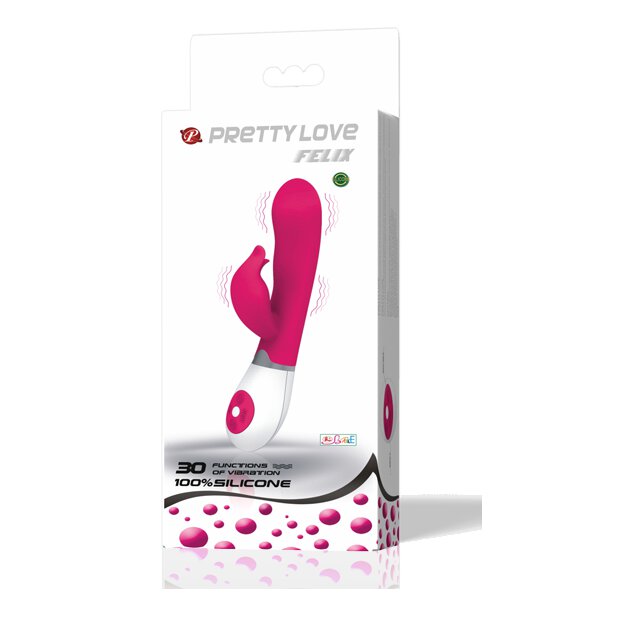 Pretty Love Flirtation Felix Vibrator pink