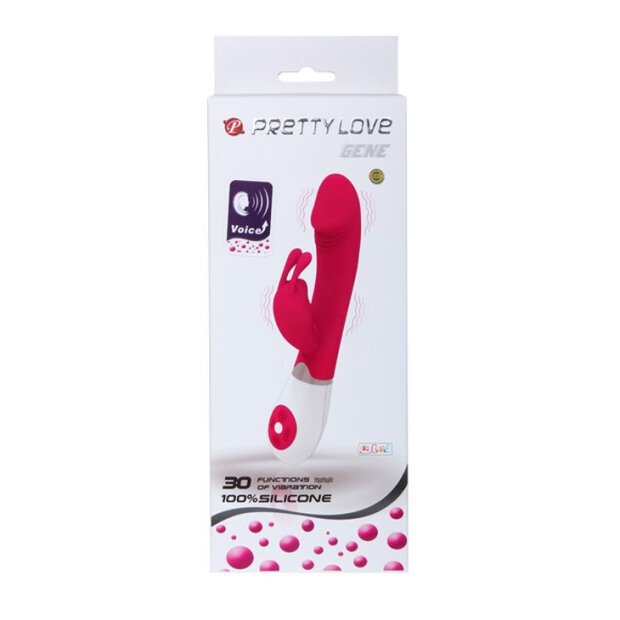 Pretty Love Flirtation Gene Rabbit-Vibrator pink