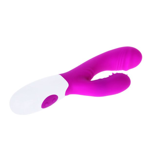 Pretty Love Flirtation Andre Mini Vibrator mit Klitoris Stimulation pink