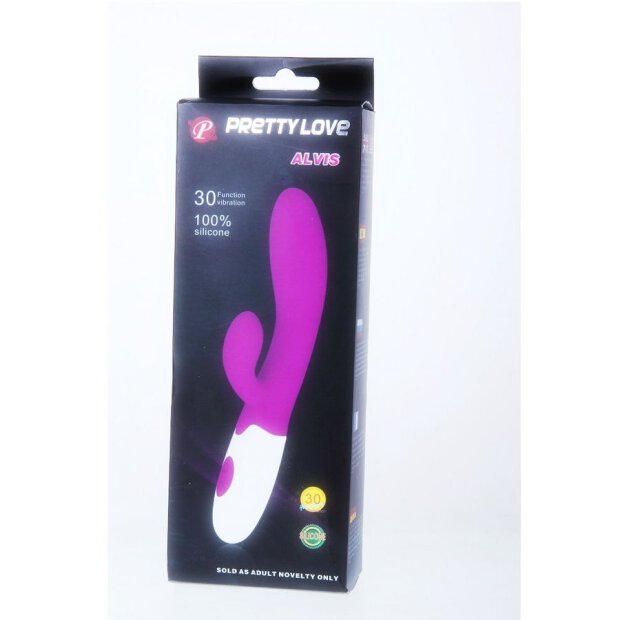 Pretty Love Flirtation Alvis Vibrator mit Klitoris Stimulation pink