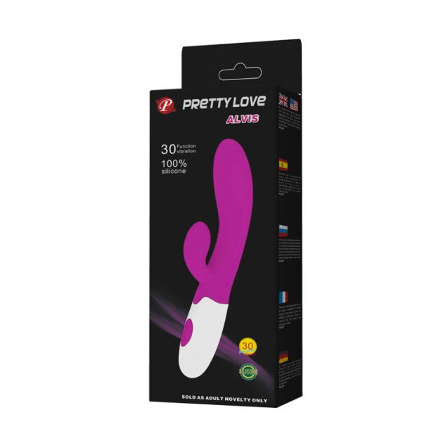 Pretty Love Flirtation Alvis Vibrator mit Klitoris Stimulation pink