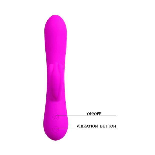 Pretty Love Flirtation Barrette Vibromasseur avec stimulation clitoridienne rose