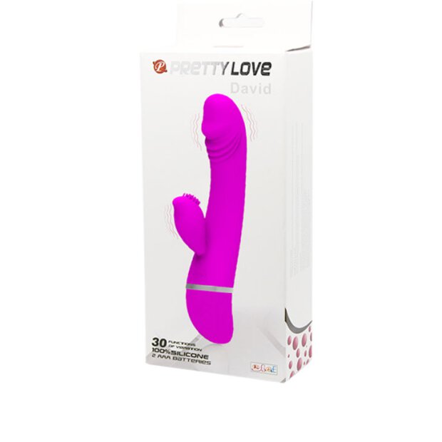 Pretty Love Flirtation David Vibrateur rose