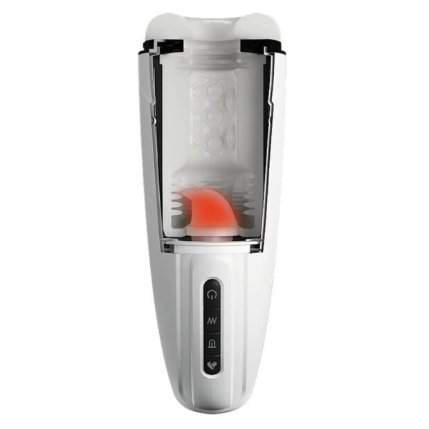 Pretty Love Marissa Masturbator mit Vibration, Wärmefunktion, Sextalk und Leckfunktion weiß