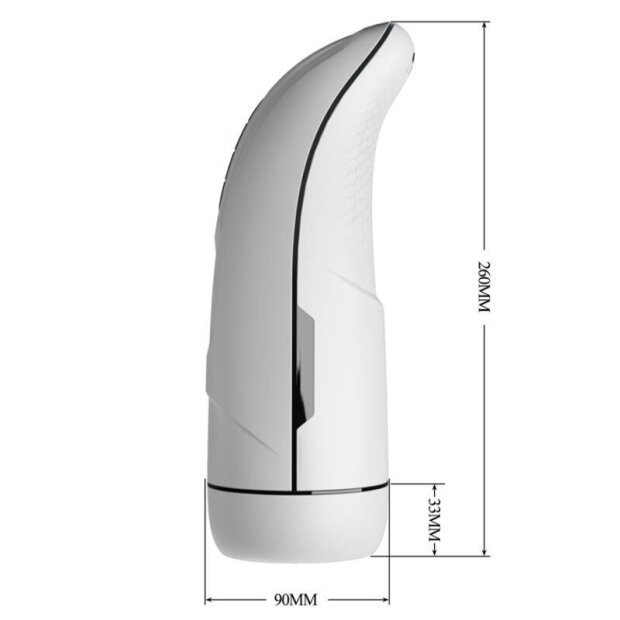 Pretty Love Marissa Masturbator mit Vibration, Wärmefunktion, Sextalk und Leckfunktion weiß