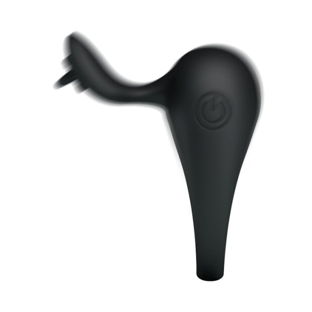 Pretty Love Anneau pénien avec stimulation du clitoris Langue noire