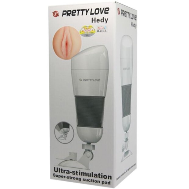 Pretty Love Hedy Mastubator avec ventouse blanche