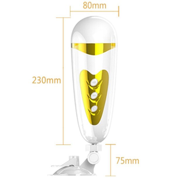 Pretty Love Sally mit Saugnapf, Vibration und Sound