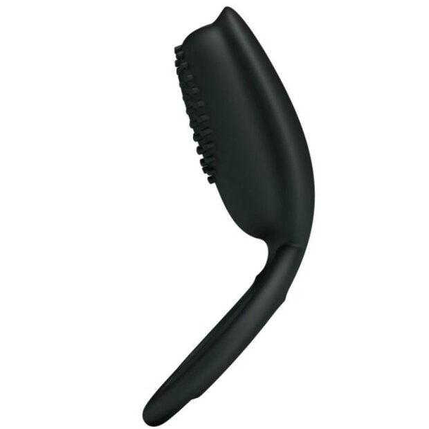 Pretty Lover Esther cock ring with clitoral stimulation black
