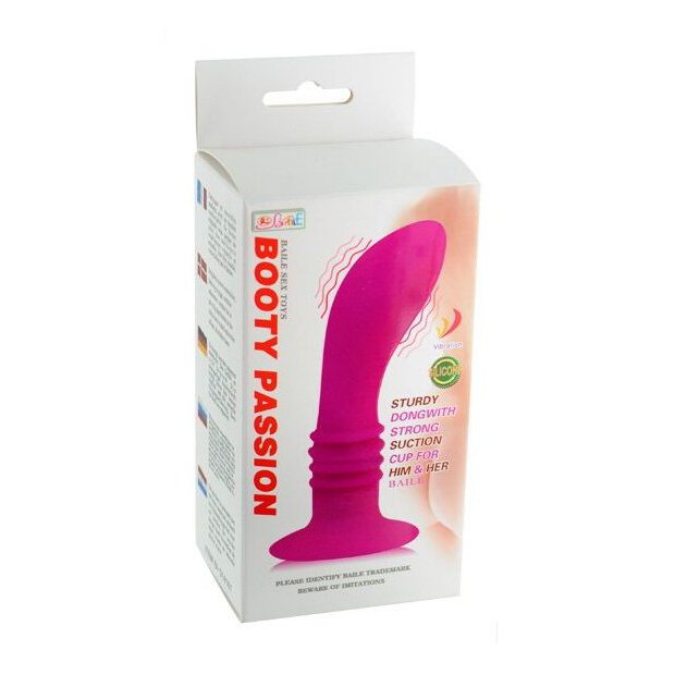 Pretty Love Booty Passion Vibrations Anal Plug mit Saugnapf pink