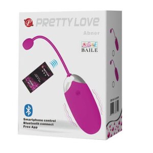 Pretty Love Abner App Vibrating egg with remote control pink
