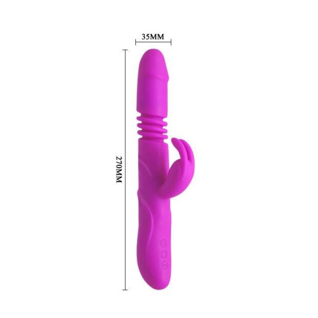 Pretty Love Ward Rabbit Up & Down Vibrator pink