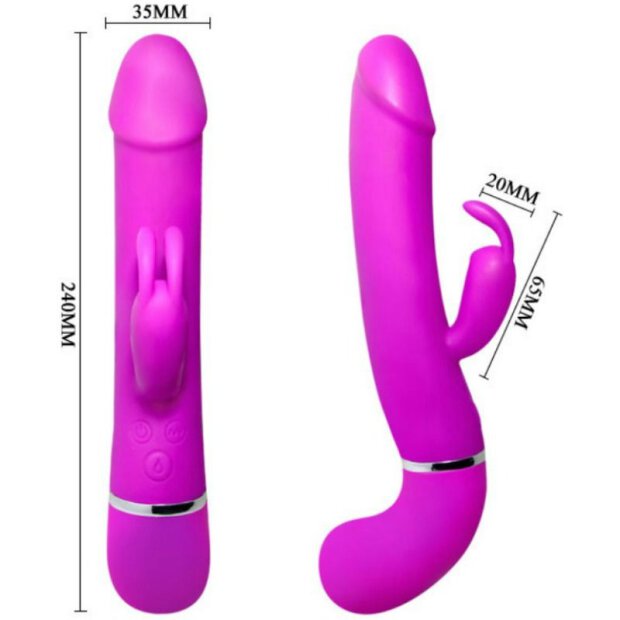 Pretty Love Henry Vibrator mit Spritzfunktion pink