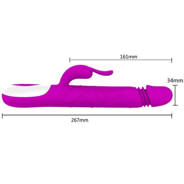 Pretty Love Adrian Rabbit Vibrator pink