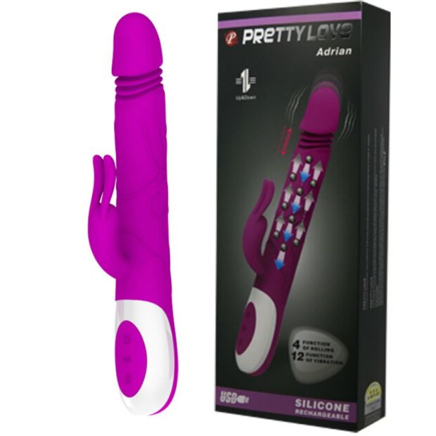 Pretty Love Adrian Rabbit Vibrator pink