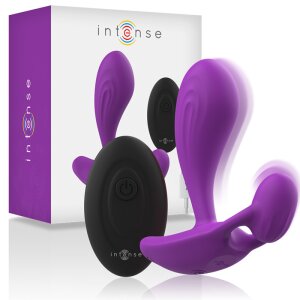 Intense Analplug mit Vibration in Lila