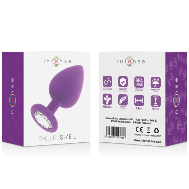 Intense anal plug in Lilac size L