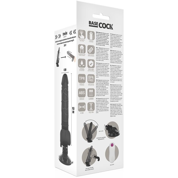 Basecock Realistischer Vibrator mit hoden