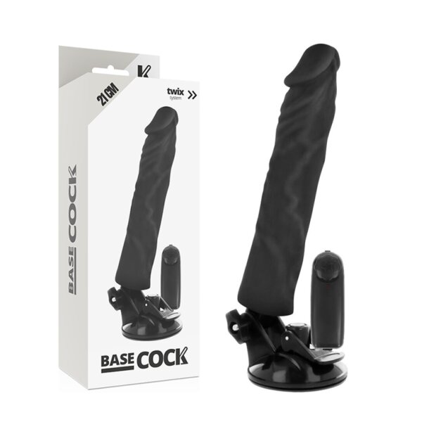 Basecock Vibrator mit Fernbedienung 21 cm Schwarz