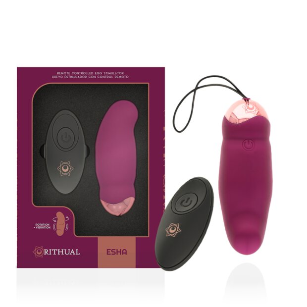 Rithual Esha Remote Controlled Eggs Stimulator Rotation + Vibration