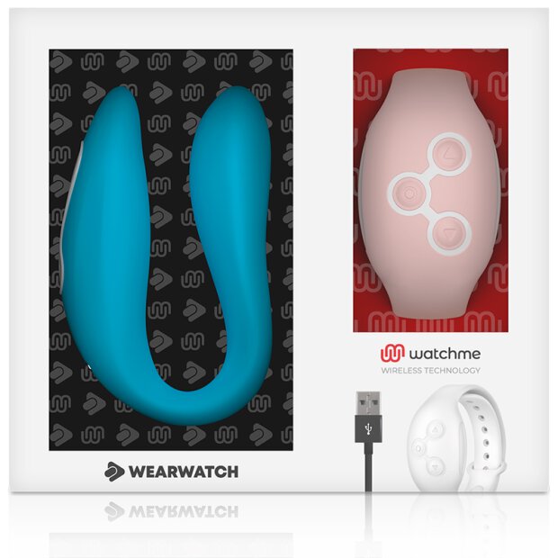 Wearwatch Paar Vibrator Indigo + pink