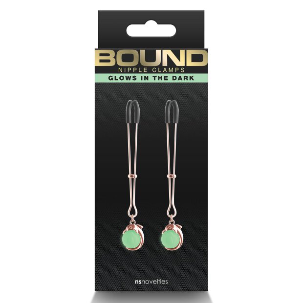 Bound Nipple Clamps G1 Rose Gold