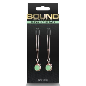 Bound Nipple Clamps G1 Rose Gold