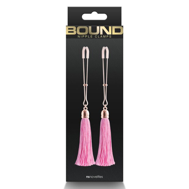 Bound Nipple Clamps T1 Pink