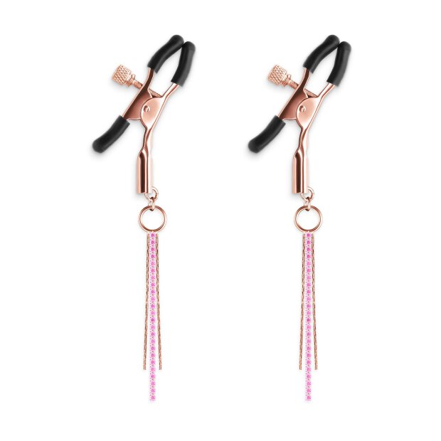 Bound Nipple Clamps D3 Rose Gold