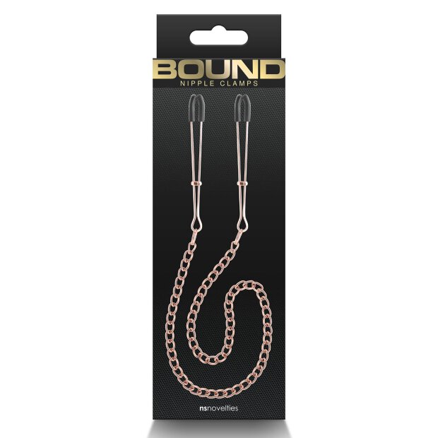 Bound Nipple Clamps DC3 Rose Gold