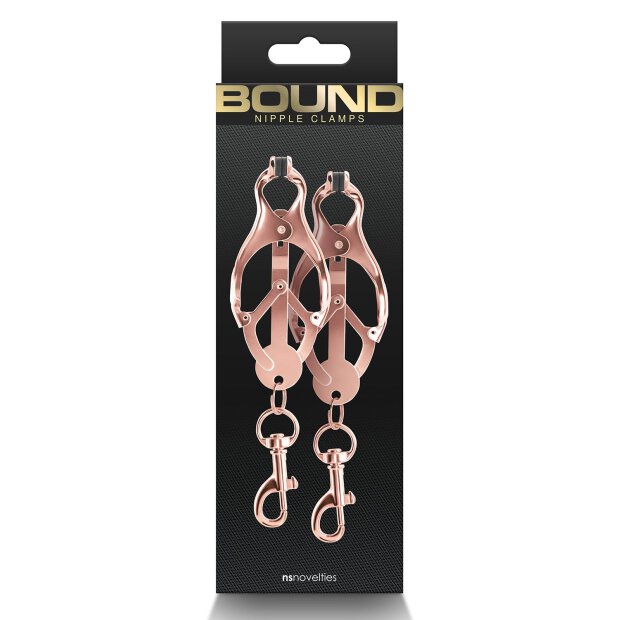 Bound Nipple Clamps C3 Rose Gold
