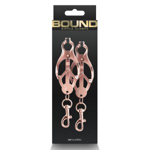 Bound Nipple Clamps C3 Rose Gold