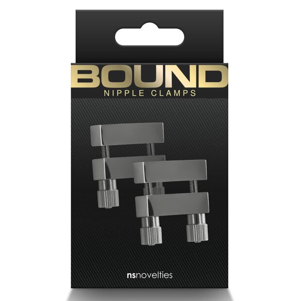 Bound Nipple Clamps V1 Gunmetal