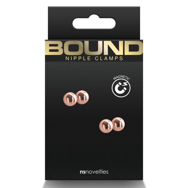 Bound Nipple Clamps M1 Rose Gold