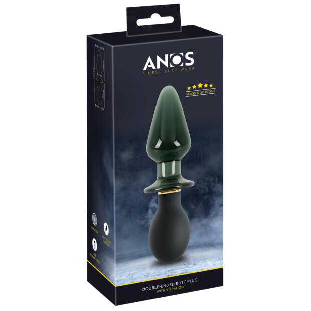 ANOS Double-Ended Butt Plug with Vibration