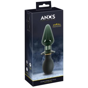 ANOS Double-Ended Butt Plug with Vibration