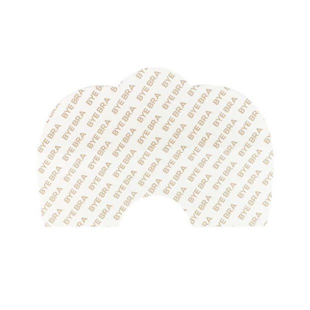 Bye Bra - Breast Lift Tape + Silicone Nipple Covers Brown A-C