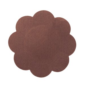 Bye Bra - Satin Nipple Covers Brown M - XL