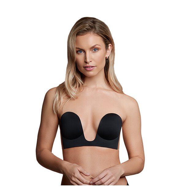 Bye Bra Seamless U-Style Bra Cup A Black