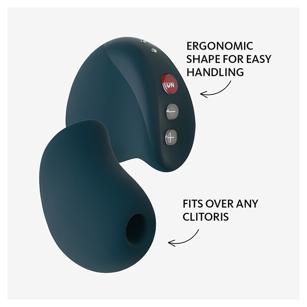 Fun Factory Mea Suction Toy with Magnetic Wave Technology Velvet Green