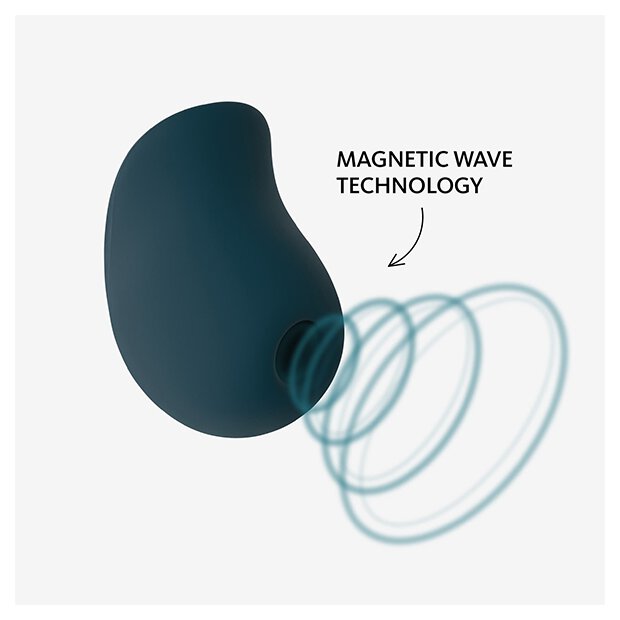 Fun Factory Mea Suction Toy with Magnetic Wave Technology Velvet Green