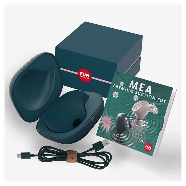 Fun Factory Mea Suction Toy with Magnetic Wave Technology Velvet Green