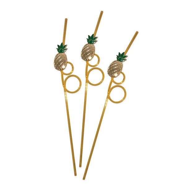 Tropical Drinking Straw - Pineapple