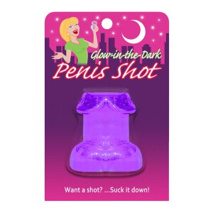 Glow-in-the-Dark Penis Shot Purple